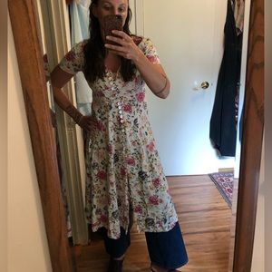 90s floral dress